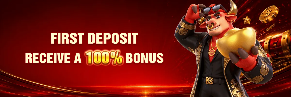 First Deposit Receive A 100% Bonus