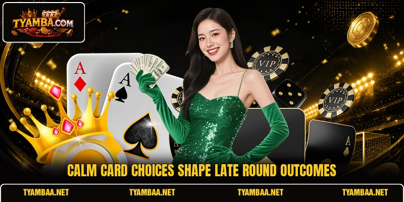 Calm card choices shape late round outcomes Calm card choices shape late round outcomes