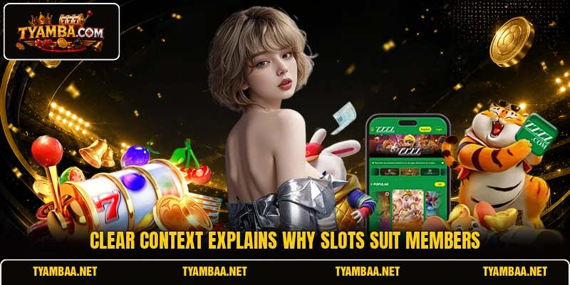 Clear context explains why slots suit members Clear context explains why slots suit members