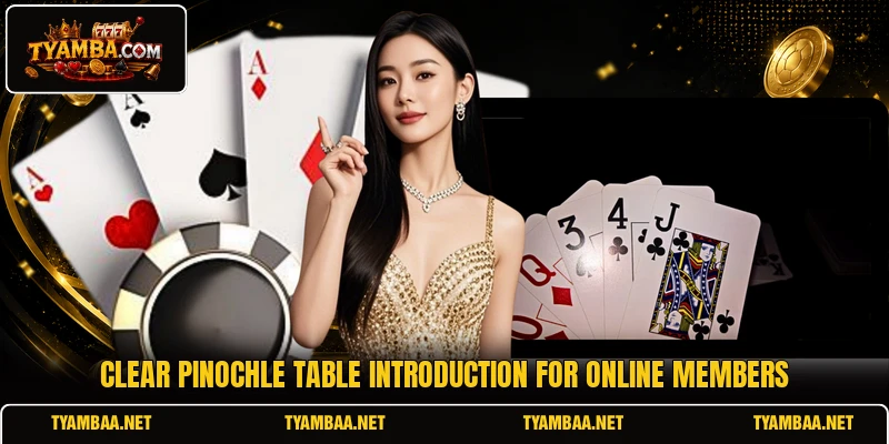 Clear Pinochle table introduction for online members