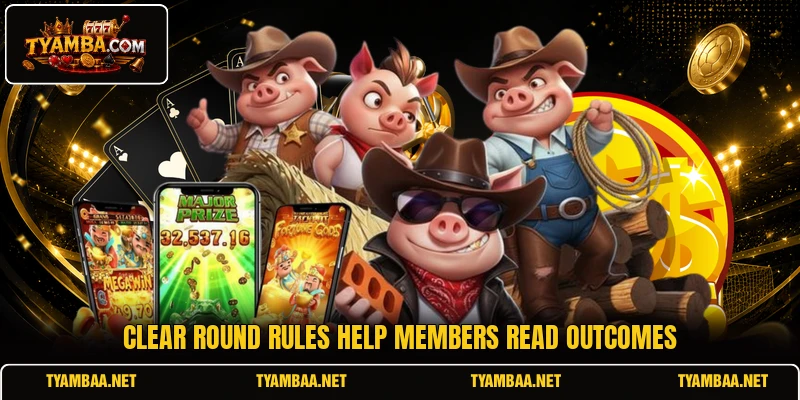 Clear round rules help members read outcomes Clear round rules help members read outcomes