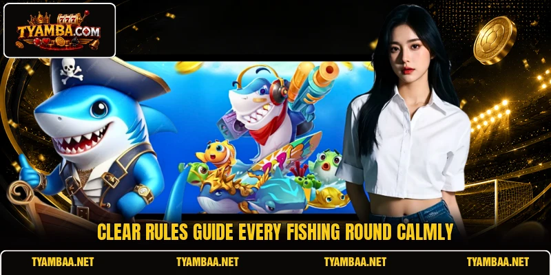 Clear rules guide every fishing round calmly