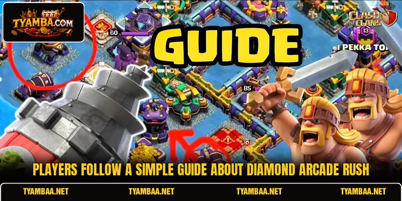 Players follow a simple guide about Diamond Arcade Rush