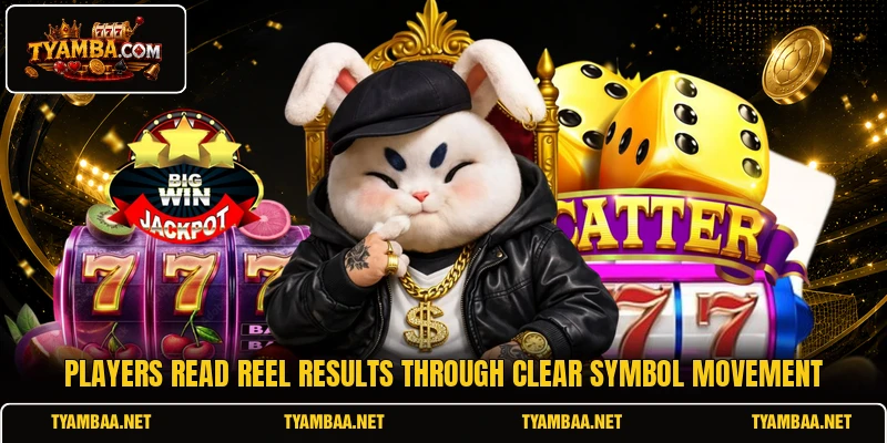 Players read reel results through clear symbol movement Players read reel results through clear symbol movement