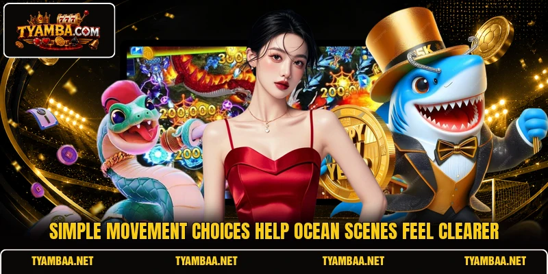 Simple movement choices help ocean scenes feel clearer