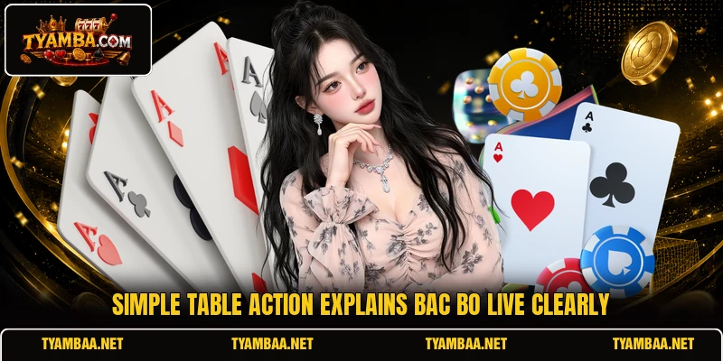 Simple table action explains Bac Bo Live clearly